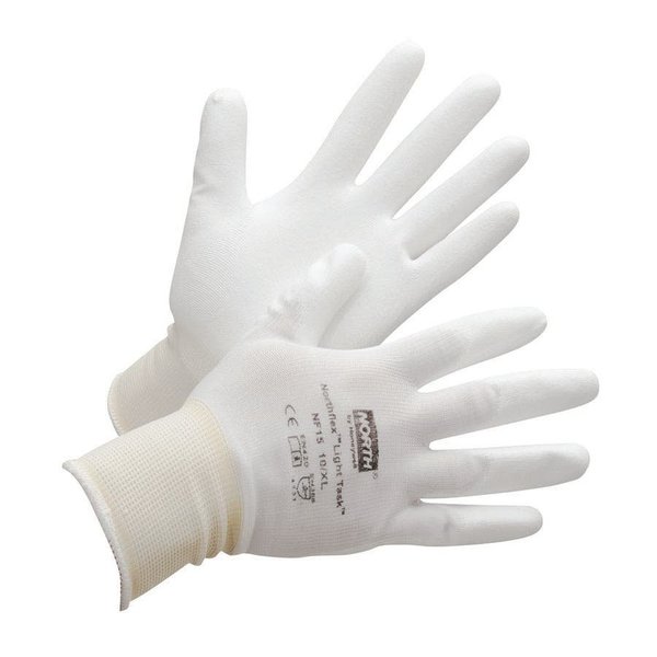 North By Honeywell North NorthFlex Light Task NF15 Polyurethane Palm Coated Nylon Gloves, 12PK NF15/7S